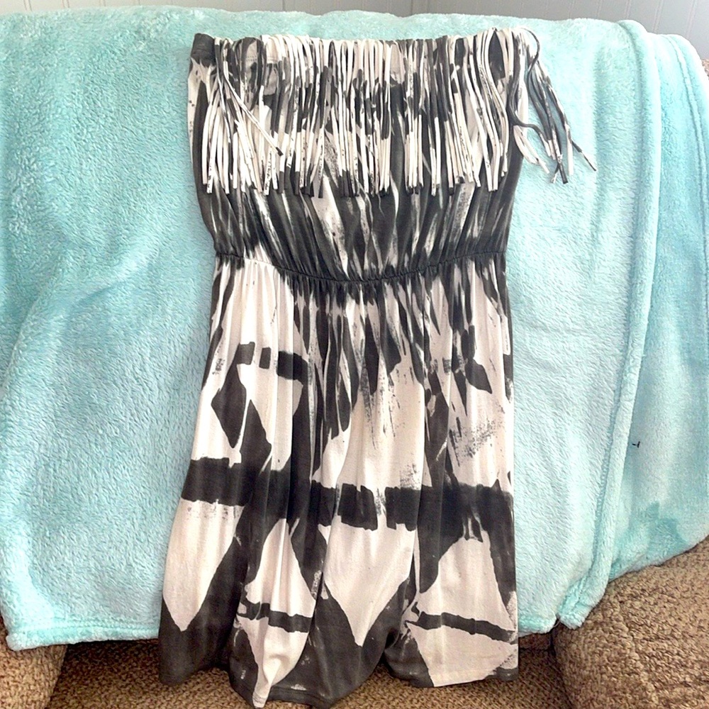 Casual strapless sundress